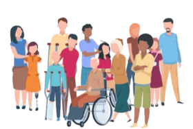 personnages aidants et handicapés